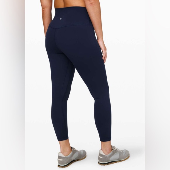 Lululemon Align Pant Il 25" in True Navy Sporty Activewear Gym Leggings Size 10 - Picture 10 of 13